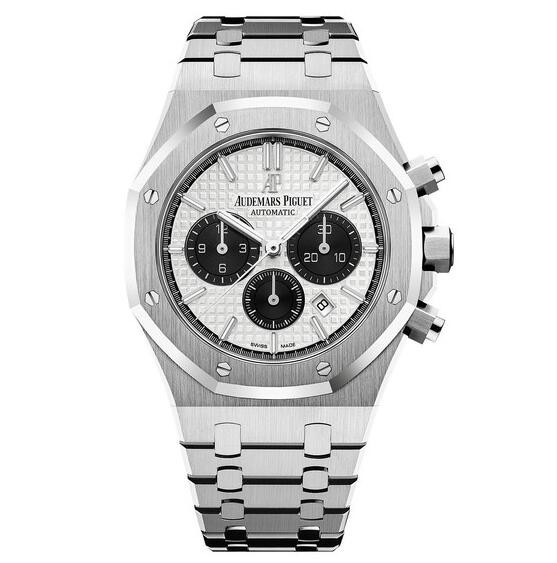 AAA Replica Audemars Piguet Royal Oak Chronograph White Dail Watch 26331ST.OO.1220ST.03